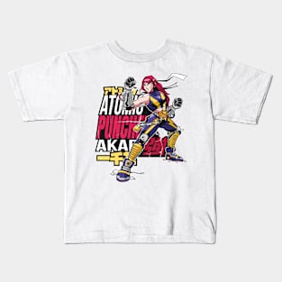 Anime Fight Girl Kids T-Shirt